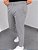 Calça Alfaiataria Slim Viena Cinza Com Regulagem Lateral - Imagem 2