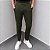 Calça Alfaiataria Slim Viena Verde Militar Com Regulagem Lateral - Imagem 3