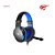 FONE DE OUVIDO COM HEADSET HAVIT GAMING GT-H763 BLACK+BLUE 3.5MM - Imagem 1