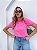 T-SHIRT CHARLOTTE ROSA NEON - Imagem 2