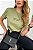 T-SHIRT KAREN VERDE MILITAR - Imagem 1