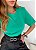 T-SHIRT REBECA COM OMBREIRA VERDE - Imagem 2