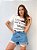 T-SHIRT YASMIN COM APLIQUE DE BOCA OFF WHITE - Imagem 7