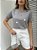 T-SHIRT TATI  COM APLIQUES CINZA - Imagem 3