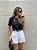 SHORTS GABRIELLY EM SARJA PRETO - Imagem 2