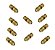 Kit 10 pçs União Latão 1/8 NPT x 1/4 SAE - Imagem 1