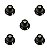 Kit-5 - Botão Semer Feiticeira Posição Horizontal - Imagem 1