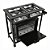 Fogão Industrial Classic 30x30 Perfil 7 2 Bocas Alta Pressão com forno - Imagem 3