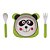 Kit Alimentação Eco Fibra De Bambu (03 Peças) Panda Girotondo - Imagem 1