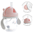 Copo Com Alça Removível Gatinha Buba Rosa 220ml - Imagem 5