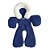 Apoio De Corpo Reversível Azul Marinho Zip Toys - Imagem 1