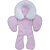 Apoio De Corpo Reversível Rosa Bebê Zip Toys - Imagem 1