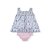 Conjunto de Bebê Menina Otolina Vestido C/ Calcinha Folhas Rosa - Imagem 1