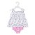 Conjunto de Bebê Menina Otolina Vestido C/ Calcinha Folhas Pink - Imagem 3