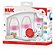 Kit 3 Mamadeiras Starter First Choice Temp Control Nuk Rosa - Imagem 2