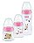 Kit 3 Mamadeiras Starter First Choice Temp Control Nuk Rosa - Imagem 1