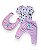 Conjunto Calça e Body C/ Babador Estampado - Imagem 9