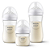 Kit Mamadeiras Pétala Transparente 125ml 260ml 330ml Avent - Imagem 1