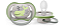 Chupeta Ultra Air 6-18M Cinza e Verde Baleia Philips Avent - Imagem 2