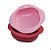 Kit 2 tigelas Silicone Marcus & Marcus Rosa e Vermelho - Imagem 1