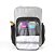 Bolsa Maternidade Multifuncional Impermeável Preto Cinza BH - Imagem 3