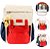 Bolsa Maternidade Multifuncional Impermeável Tricolor BH - Imagem 2