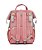 Mochila Maternidade Impermeável BH Travel Cinza com Rosa - Imagem 4