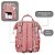 Mochila Maternidade Impermeável com USB BH Travel Rosa - Imagem 7