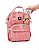 Mochila Maternidade Impermeável com USB BH Travel Rosa - Imagem 5