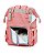 Mochila Maternidade Impermeável com USB BH Travel Rosa - Imagem 3