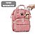 Mochila Maternidade Impermeável com USB BH Travel Rosa - Imagem 6