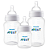 Kit Triplo Mamadeiras Anti-colic Transparente Philips Avent - Imagem 6
