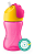 Copo com Canudo Curvado 300ml Dino Rosa Philips Avent - Imagem 2