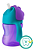 Copo com Canudo Roxo Bendy 200ml 9+M Philips Avent - Imagem 3