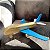 Avião Boeing Azul de Madeira  - Brinquedo Educativo - Imagem 3
