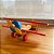 Avião Biplano Laranja de Madeira  - Brinquedo Educativo - Imagem 2
