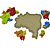Quebra-cabeça Mapa do Brasil Tamanho P - Estados Brasileiros - Imagem 2