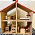 Casa de Boneca Desmontável com Móveis - Brinquedo Educativo Madeira - Imagem 3