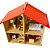 Casa de Boneca Desmontável com Móveis - Brinquedo Educativo Madeira - Imagem 1