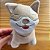Mini Gato Mingau - Bicho de Pano Tecido Antialérgico Zip Toys - Imagem 2