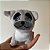 Mini Cachorro Charles - Bicho de Pano Tecido Antialérgico Zip Toys - Imagem 2