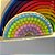 Brinquedo de Madeira -  Arco Íris de Pompons Colorido Candy (Tons Pastéis) - Imagem 3