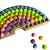 Brinquedo de Madeira -  Arco Íris de Pompons Colorido Candy (Tons Pastéis) - Imagem 1