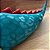 Cauda Dinossauro Azul Estampada detalhes Vermelhos - Fantasia Infantil - Imagem 4