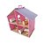 Casa de Boneca Desmontável com Móveis Colorida - Brinquedo Educativo Madeira - Imagem 1