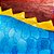 Cauda Dinossauro Azul Estampada Detalhe Amarelo - Fantasia Infantil - Imagem 4