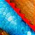 Cauda Dinossauro Azul Clara Detalhe Vermelho - Fantasia Infantil - Imagem 5