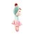 Boneca de Pano Mini Angela Lai Ballet Verde 20 cm - Brinquedo Educativo Metoo - Imagem 2