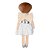 Boneca de Pano Angela Angel Bella 33cm - Brinquedo Educativo Metoo - Imagem 3