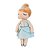 Boneca de Pano Angela Princesa Cisney 33cm - Brinquedo Educativo Metoo - Imagem 2